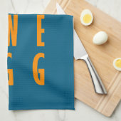 Te quiero un huevo theedoek (Quarter Fold)