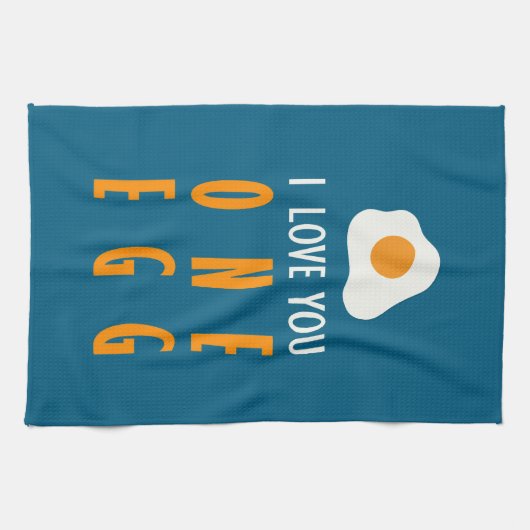 Te quiero un huevo theedoek (Horizontaal)