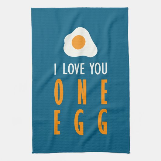 Te quiero un huevo theedoek (Verticaal)