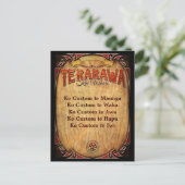 Te Rarawa Pepeha Briefkaart (Staand voorkant)