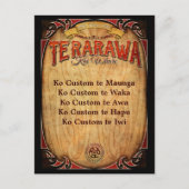 Te Rarawa Pepeha Briefkaart (Voorkant)