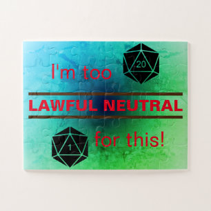 Te rechtmatige netural Puzzle Legpuzzel