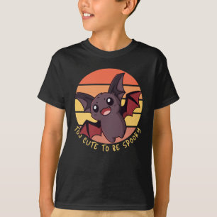 Te Schattig om een Grappige Spookvleermuis te Zijn T-shirt