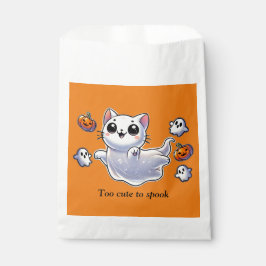 Te schattig om een spookkat te spookten bedankzakje