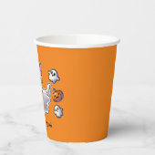 Te schattig om een spookkat te spookten papieren bekers (Links)