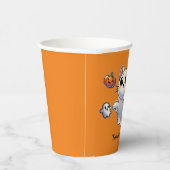 Te schattig om een spookkat te spookten papieren bekers (Rechts)