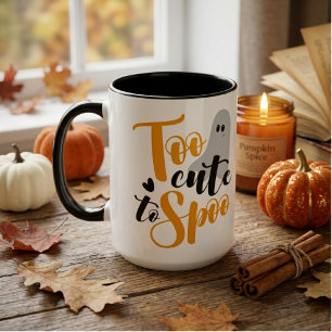 Te Schattig Om Geesten Te Laten Schrikken Hallowee Mok