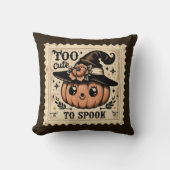 Te schattig om 'Halloween' kussen (Voorkant)