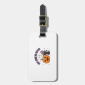 Te Schattig om Halloween te Laten Schrikken Bagagelabel (Voorkant verticaal)