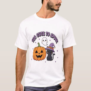 Te Schattig om Halloween te Laten Schrikken T-shirt