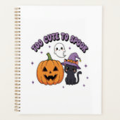 Te Schattig om Halloween te Verschrikken Planner (Voorkant)