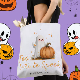 Te Schattig om Halloween te Vieren  Tote Bag