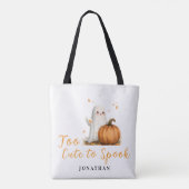 Te Schattig om Halloween te Vieren Tote Bag (Achterkant)