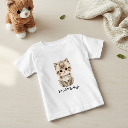 Te Schattig Om Single Te Zijn" Adorable Kittens T-