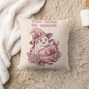 Te Schattig Om Te Bang Coquette Roze Geest & Macar Kussen