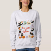 Te Schattig om te Bang | ExDesigner | Halloween Trui (Voorkant)