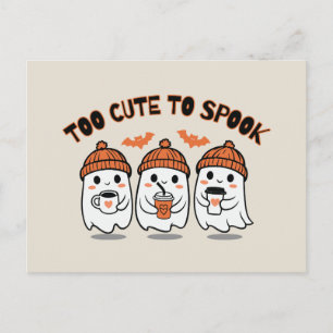 Te Schattig om te Bang te Maken - Halloween Geeste Briefkaart