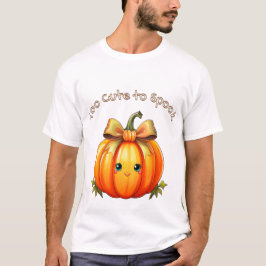 Te Schattig om te Bang te Maken – Pompoen Hallowee T-shirt