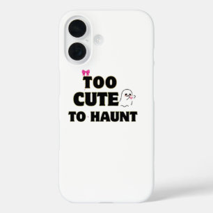 Te Schattig Om Te Bekijken Cute Ghost Halloween iPhone 16 Hoesje