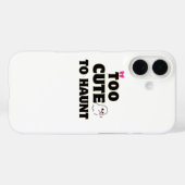 Te Schattig Om Te Bekijken | Cute Ghost Halloween Case-Mate iPhone Case (Achterkant (horizontaal))