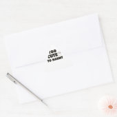 Te Schattig Om Te Bekijken | Cute Ghost Halloween Sticker (Envelop)