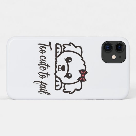 Te schattig om te falen(4) Case-Mate iPhone case (Achterkant (horizontaal))