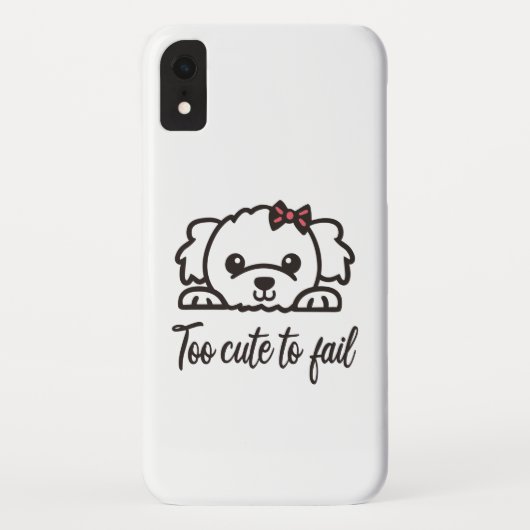 Te schattig om te falen(4) Case-Mate iPhone case (Achterkant)