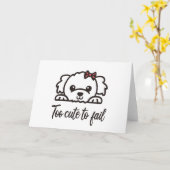 Te schattig om te falen(4) kaart (Gele Bloem)