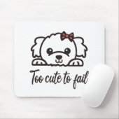 Te schattig om te falen(4) muismat (Met muis)