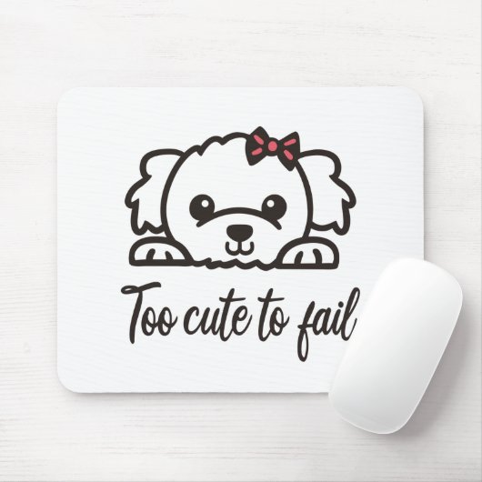 Te schattig om te falen(4) muismat (Met muis)