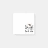 Te schattig om te falen(4) post-it® notes (Voorkant)