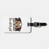 Te schattig om te falen bagagelabel (Voorkant horizontaal)