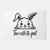 Te schattig om te falen deurmat (Voorkant)