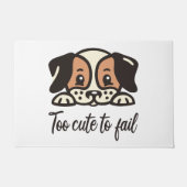 Te schattig om te falen deurmat (Voorkant)