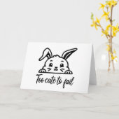 Te schattig om te falen kaart (Gele Bloem)