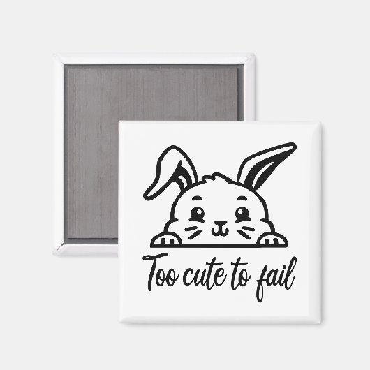 Te schattig om te falen magneet (Voorkant / Achterkant)