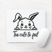 Te schattig om te falen muismat (Met muis)