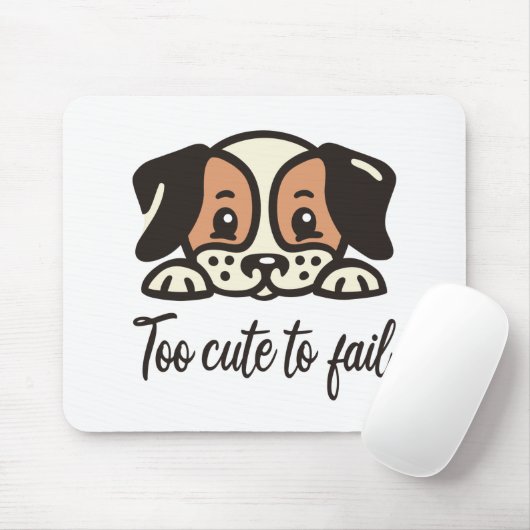 Te schattig om te falen muismat (Met muis)