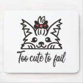 Te schattig om te falen muismat (Voorkant)