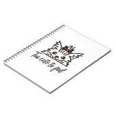 Te schattig om te falen notitieboek (Linkerzijde)