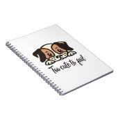 Te schattig om te falen notitieboek (Rechterzijde)