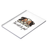 Te schattig om te falen notitieboek (Linkerzijde)