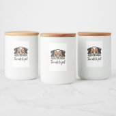 Te schattig om te falen voedselcontainer etiket (Flessen)