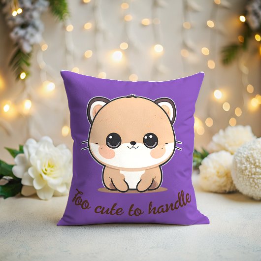 Te schattig om te hanteren kussen