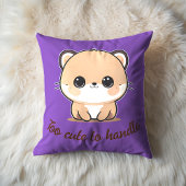 Te schattig om te hanteren kussen