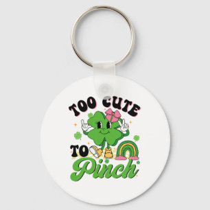 Te Schattig Om Te Knijpen Shamrock Leprechaun Meis Sleutelhanger
