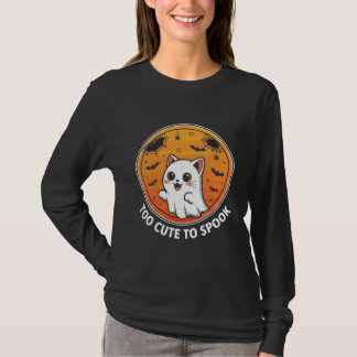 Te Schattig Om Te Laten Schrikken – Aardige Spookk T-shirt