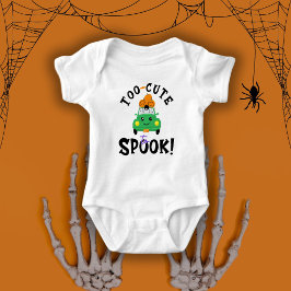 Te Schattig Om Te Laten Schrikken! Halloween Auto Romper