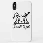 Te schattig om te mislukken Case-Mate iPhone case (Achterkant)