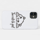 Te schattig om te mislukken Case-Mate iPhone case (Achterkant (horizontaal))
